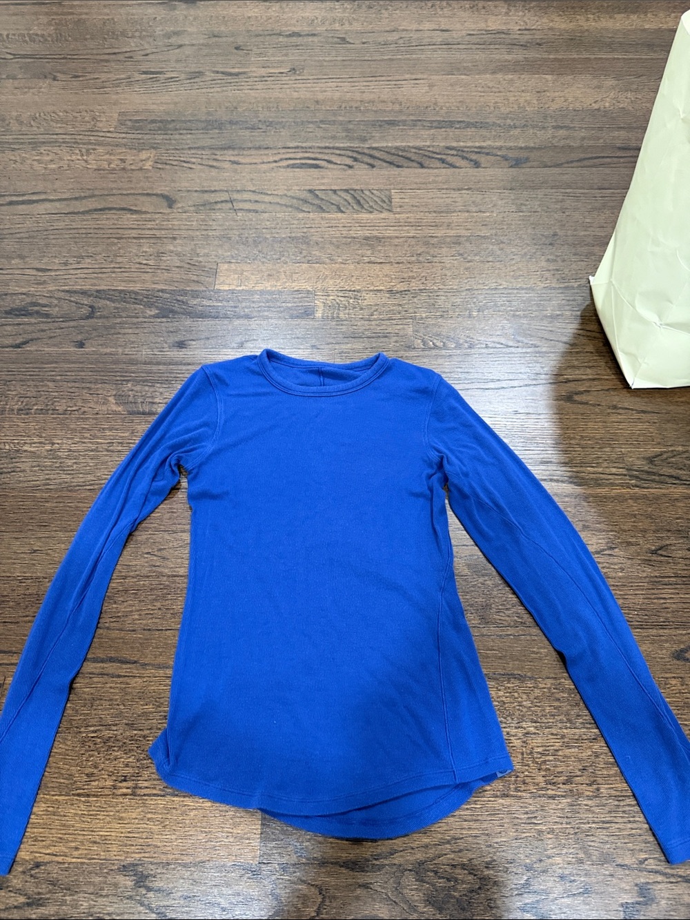 Lululemon Royal Blue Long Sleeve Crewneck Top